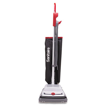 Sanitaire® Tradition Quietclean Upright Vacuum Sc889a, 12" Cleaning Path, Gray-red-black freeshipping - TVN Wholesale